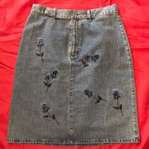 Liz Claiborne Denim Skirt - Size 10